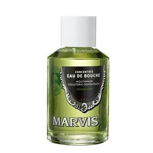 NEW Bundle of 3 Marvis Strong Mint Eau De Bouche Mouthwash - Travel Size 30ml